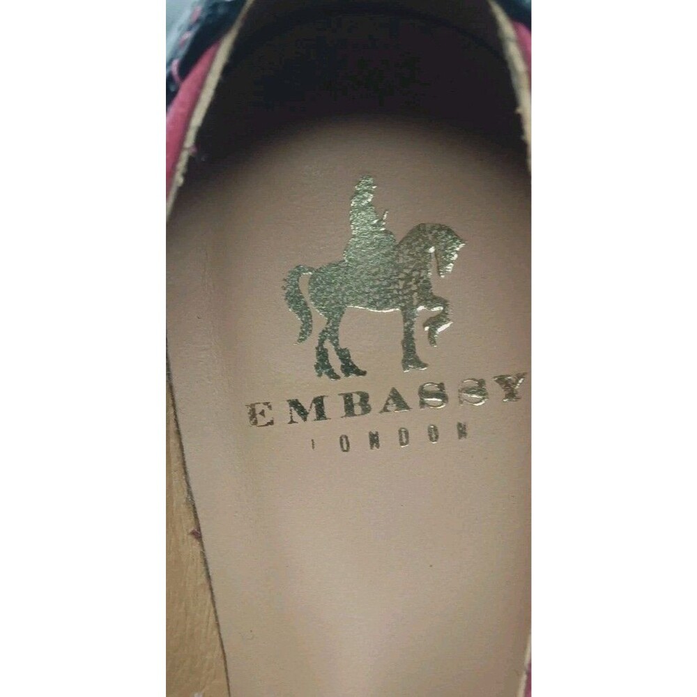 Embassy London Oxford Shoes Women's Size 38 US 7 Multicolor Retail $265 - Picture 8 of 8